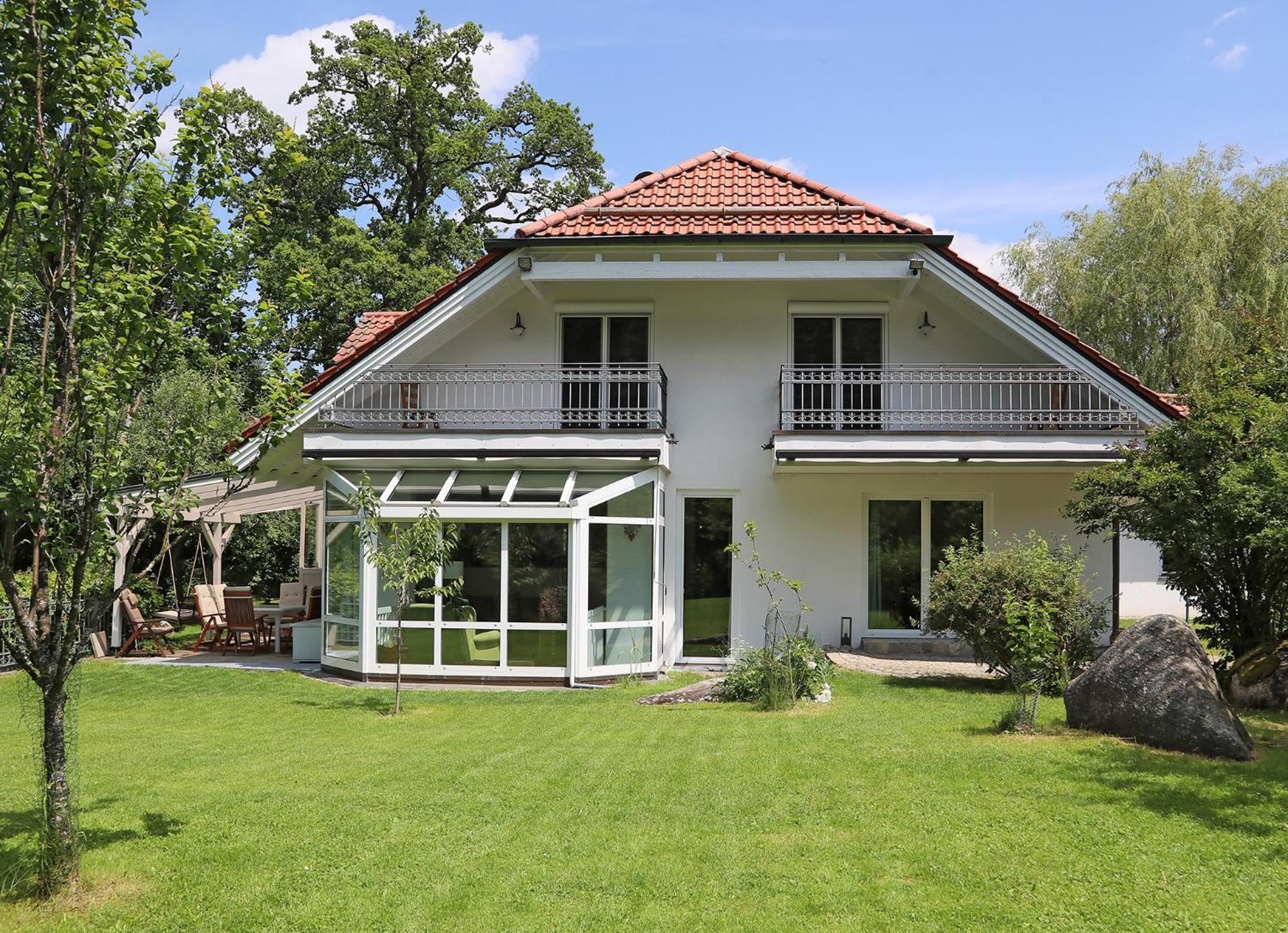Unique Luxury Villa 22 Min To Munich 290M2 Pool Sauna 高庭 外观 照片